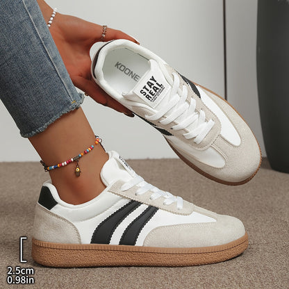 Baskets décontractées pour femme style rétro – Sneakers urbaines tendance