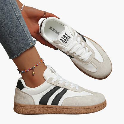 Baskets décontractées pour femme style rétro – Sneakers urbaines tendance