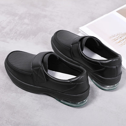 Chaussures de marche homme confort à scratch pour usage professionnel et quotidien