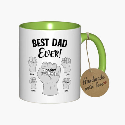 Tazza Regalo Uomo – Tazza "Miglior Papà di Sempre" Personalizzabile per Papà, Stile Festa del Papà, Ideale per la Famiglia