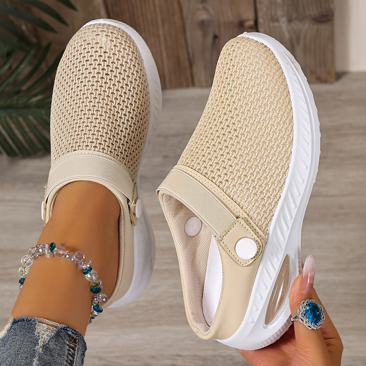 Sabots Femme Confort Slip-On Style Sport pour Loisirs et Quotidien