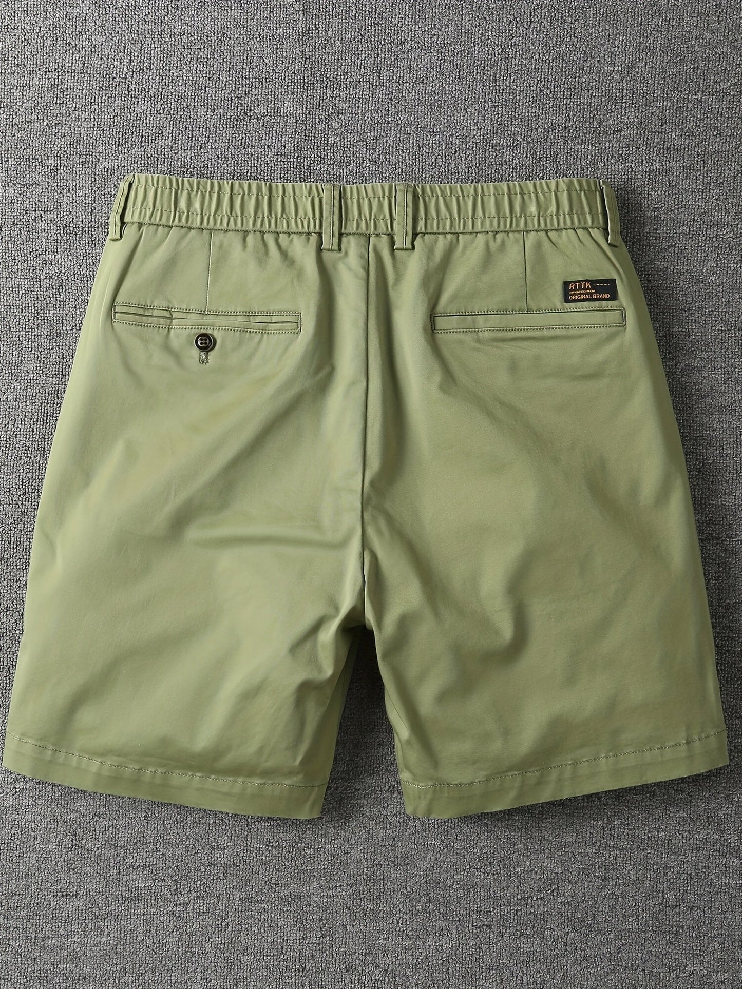 Shorts décontractés pour homme à taille élastique avec poches – Style urbain et polyvalent