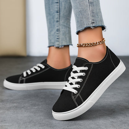 Baskets basses décontractées pour femme style urbain polyvalent
