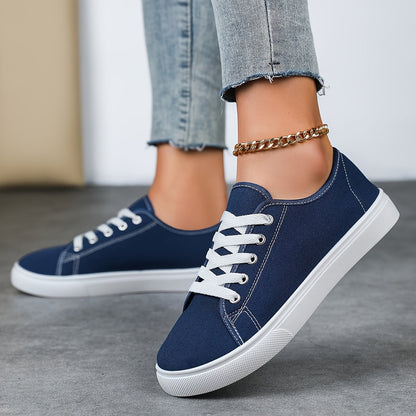 Baskets basses décontractées pour femme style urbain polyvalent