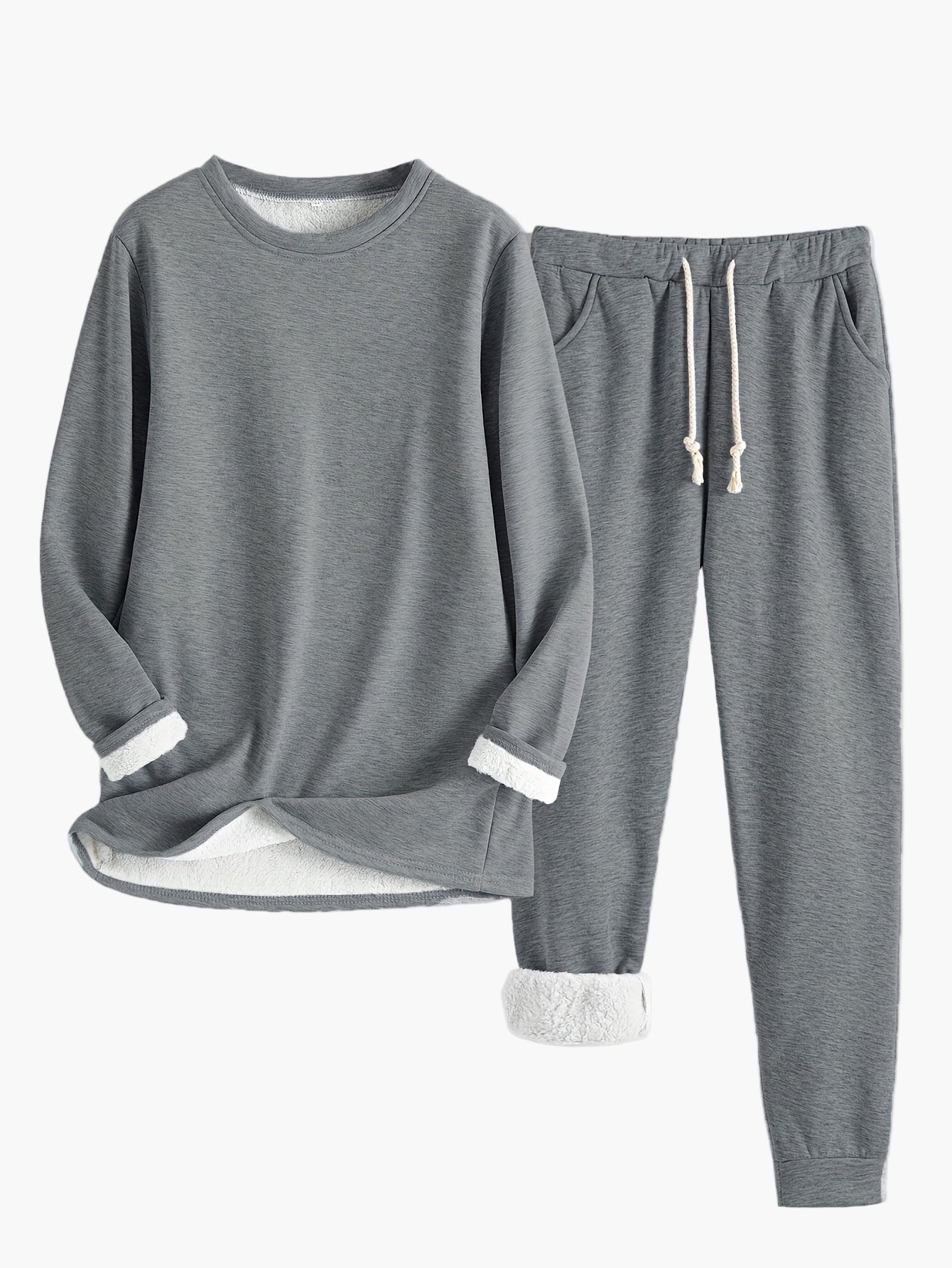 Pyjama Femme Ensemble Deux Pièces Style Décontracté Pour Détente et Maison