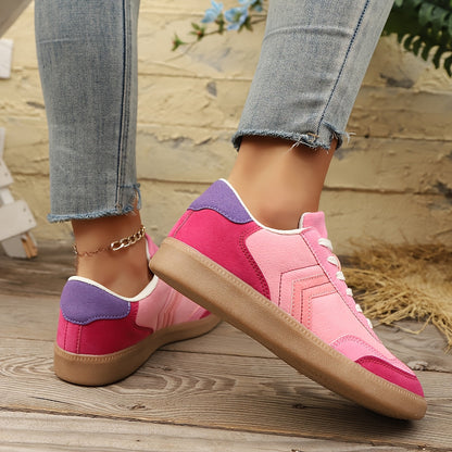 Baskets décontractées pour femme style rétro urbain