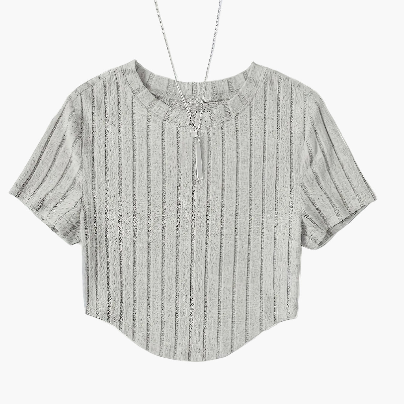T-shirt Femme Style Décontracté à Manches Courtes Col Rond – Idéal pour l'Été et les Loisirs