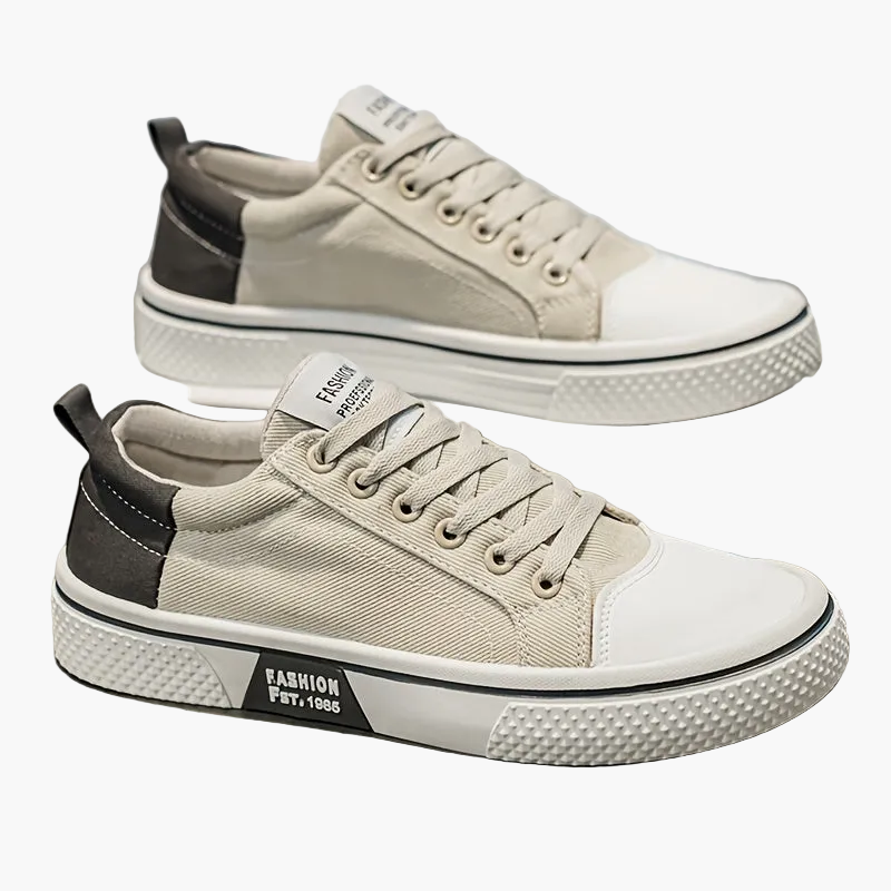 Herresneakers i afslappet urban stil til fritid og udendørs brug