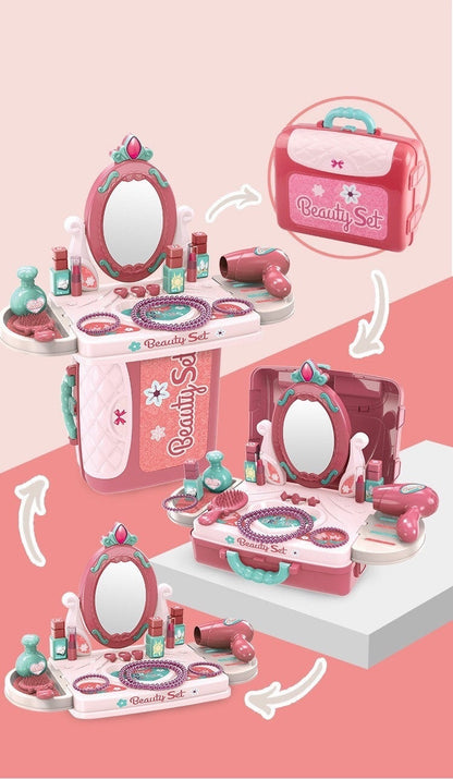 Cocina de Juego Educativa para Niños – Set de Chef Cocinero 3-en-1 (Niña/Niño, 4-6 años)