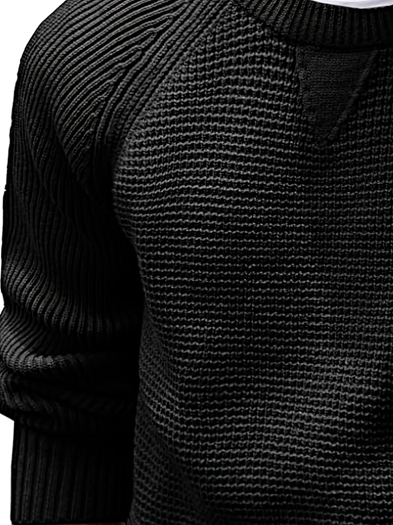 Men's vintage style round neck sweater – Casual pullover for all seasons