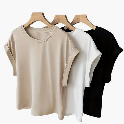 T-shirt basique manches courtes femme style décontracté chic