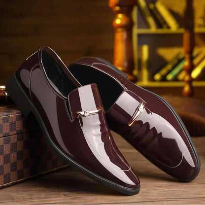Chaussures habillées pour homme style mocassin à enfiler – Élégance formelle et confort quotidien