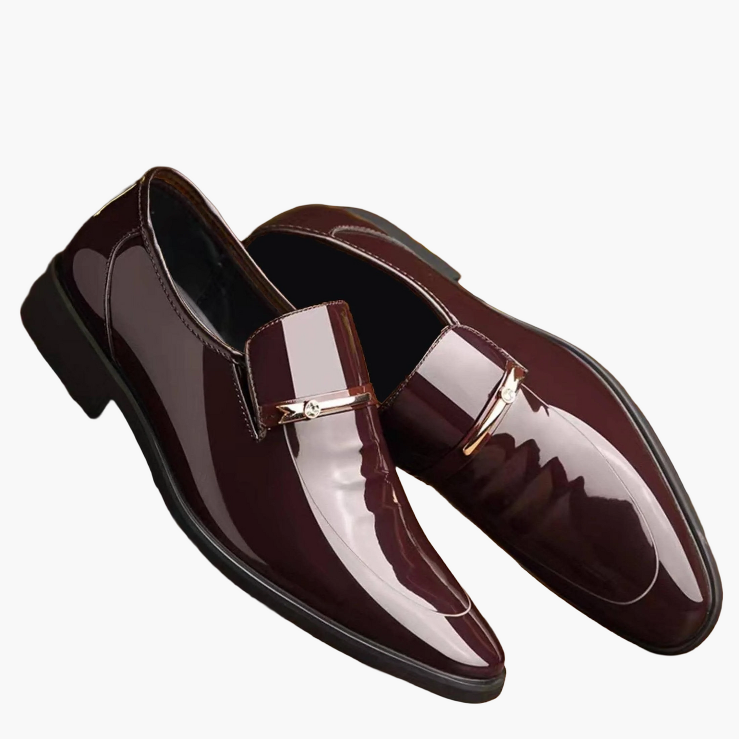 Chaussures habillées pour homme style mocassin à enfiler – Élégance formelle et confort quotidien