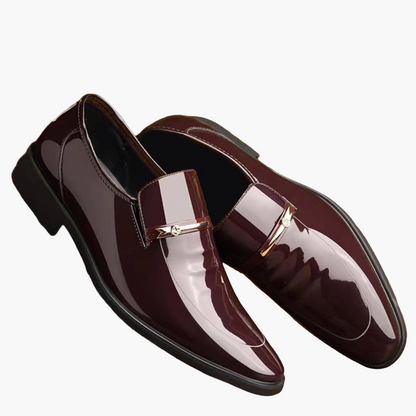 Chaussures habillées pour homme style mocassin à enfiler – Élégance formelle et confort quotidien