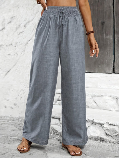 Pantalón ancho para mujer estilo casual elegante para salidas y ocio