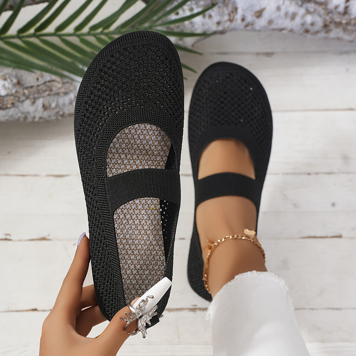 Chaussures Mary Jane Femme Confortables et Respirantes pour la Marche Quotidienne