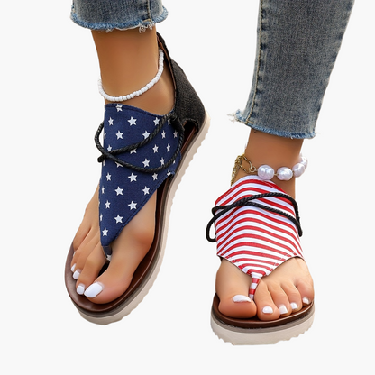 Sandales d'été décontractées femme style bohème à motif léopard