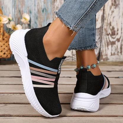 Zapatillas Slip-On Casual para Mujer Estilo Deportivo Urbano