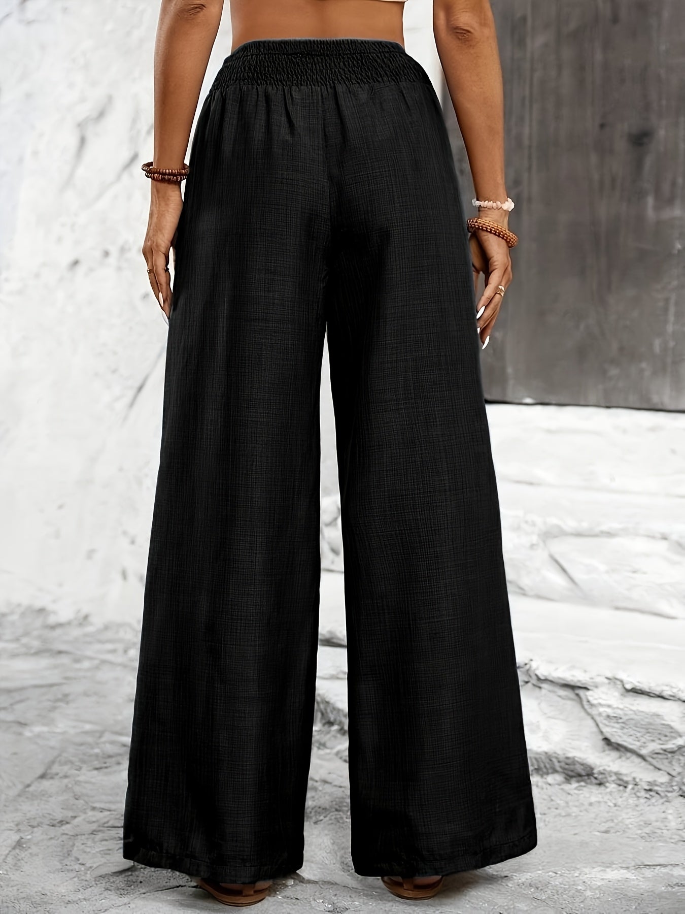 Pantalón ancho para mujer estilo casual elegante para salidas y ocio