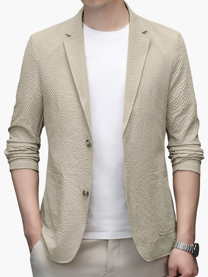 Veste blazer décontractée pour homme - Style élégant printemps/été