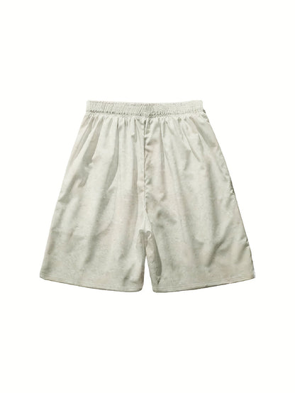 Shorts décontractés homme style artistique motif ethnique pour vacances et plage