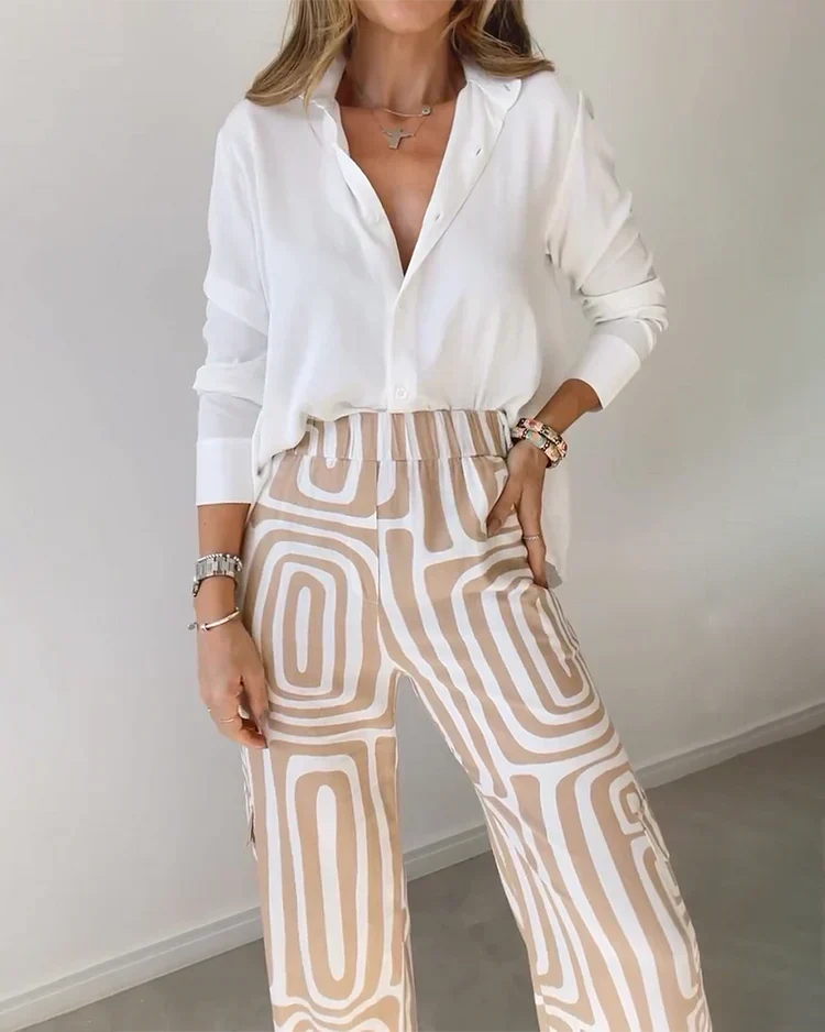 Lorenza™- Conjunto Casual de Dos Piezas