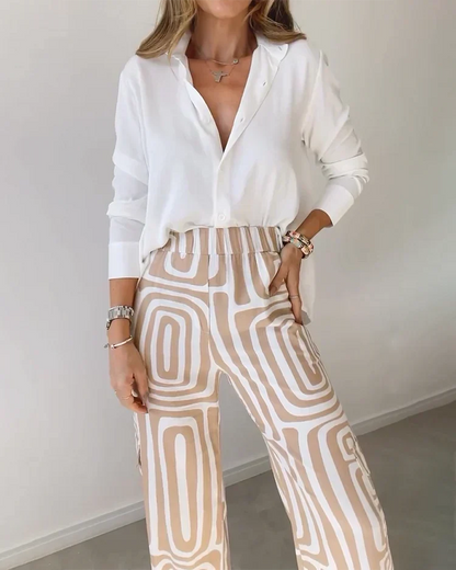 Lorenza™- Conjunto Casual de Dos Piezas