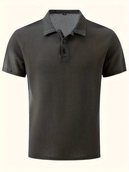 Legeres Herrenpoloshirt moderner Stil für den Sommer – kurzärmelig, für Alltag oder Freizeit