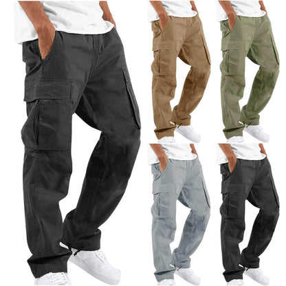 Pantalon cargo homme coupe droite style urbain et fonctionnel