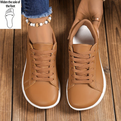 Baskets décontractées pour femme style urbain à lacets – Chaussures polyvalentes confortables pour tous les jours