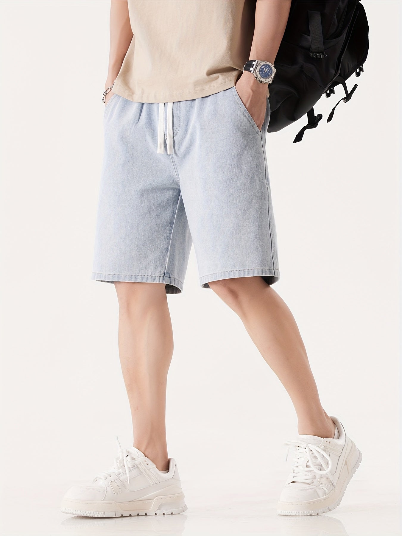 Short ampio casual da uomo stile urbano uso quotidiano