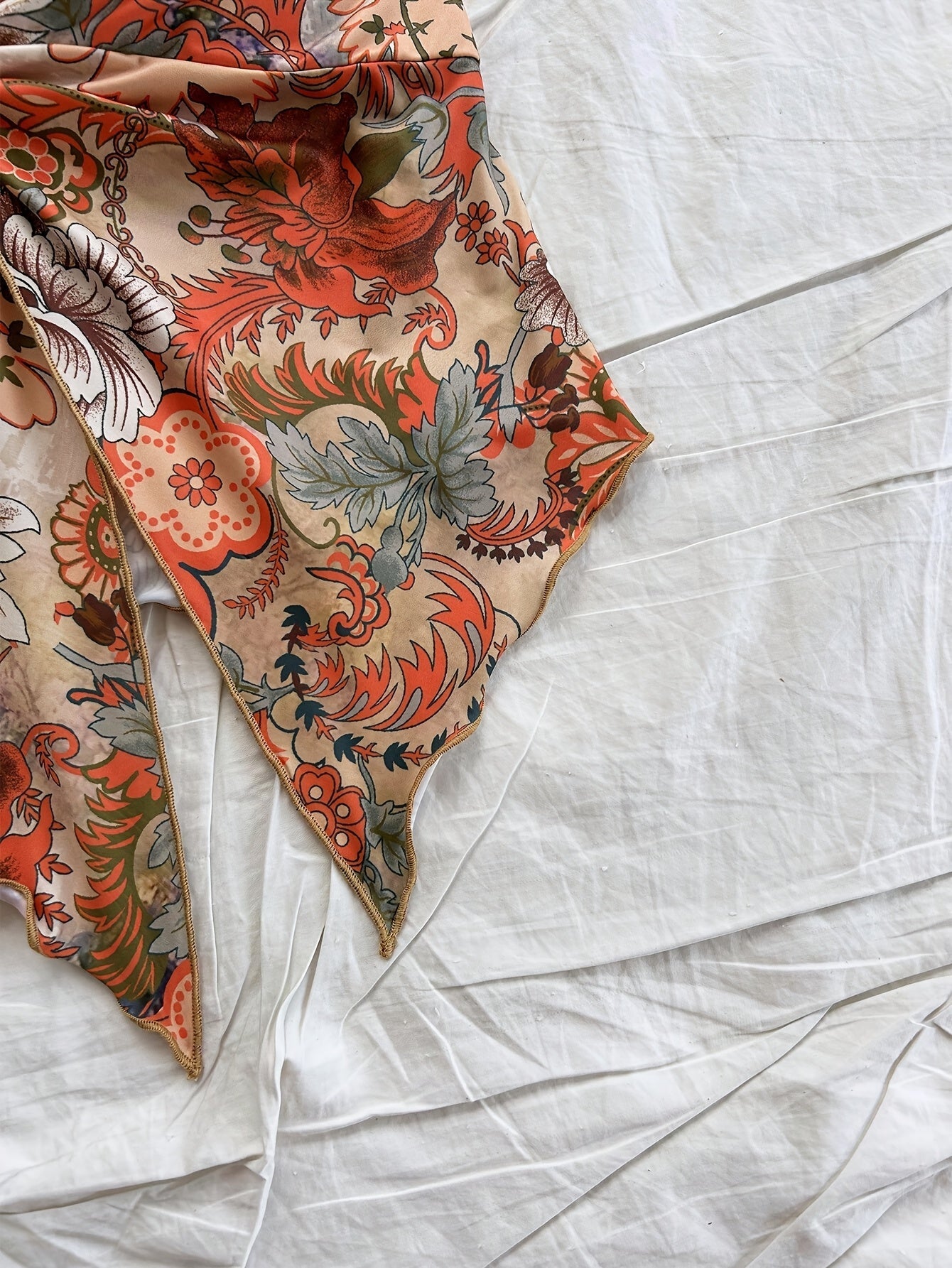 Top bustier floreale stile vintage da donna - ideale per estate e festival
