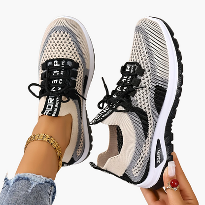 Baskets de sport femme style décontracté pour marche et loisirs