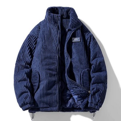 Cordjakke urban stil for menn, ideell for høst og vinter