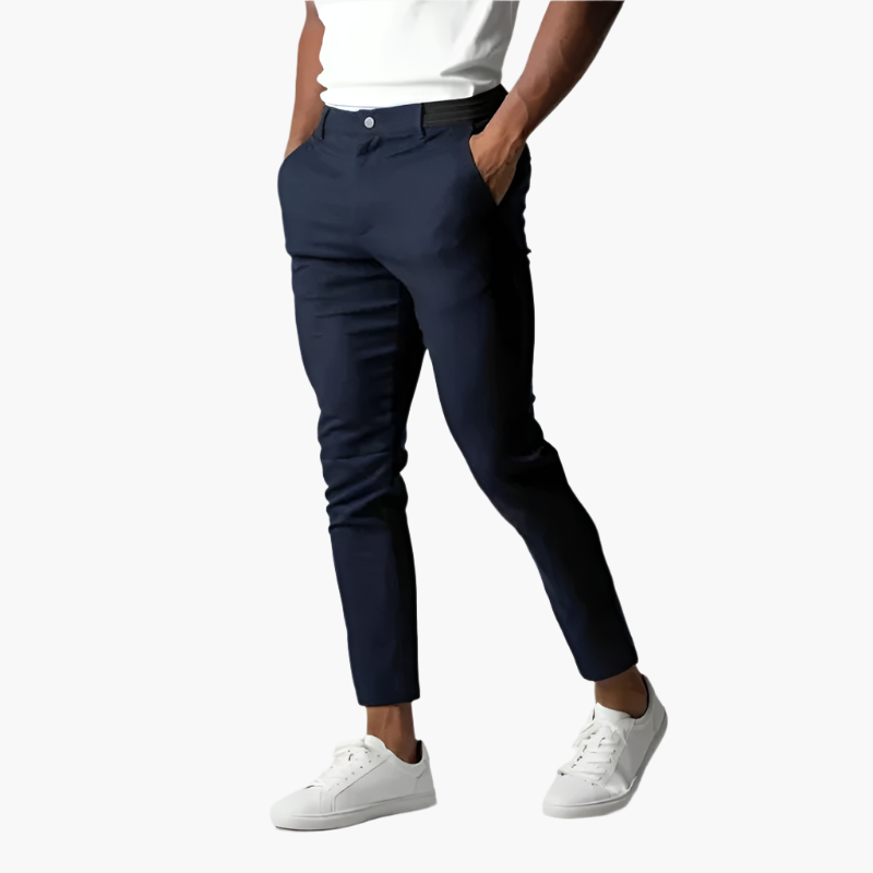 Elegante en veelzijdige herenchino met moderne pasvorm – stedelijke stijl en dagelijks comfort