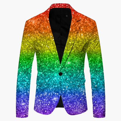 Veste Blazer Dégradée Élégante pour Homme - Style Moderne et Tendance