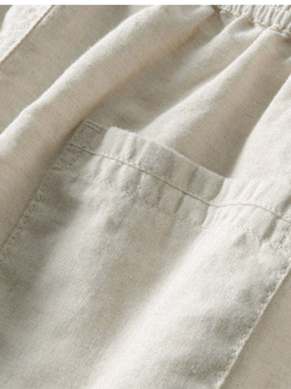 Chemise casual col mao à manches courtes pour homme – Style décontracté et élégant, idéale pour l'été et la vie quotidienne