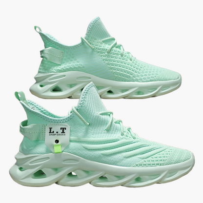 Herresportssko urban stil med futuristisk sål og bred komfort