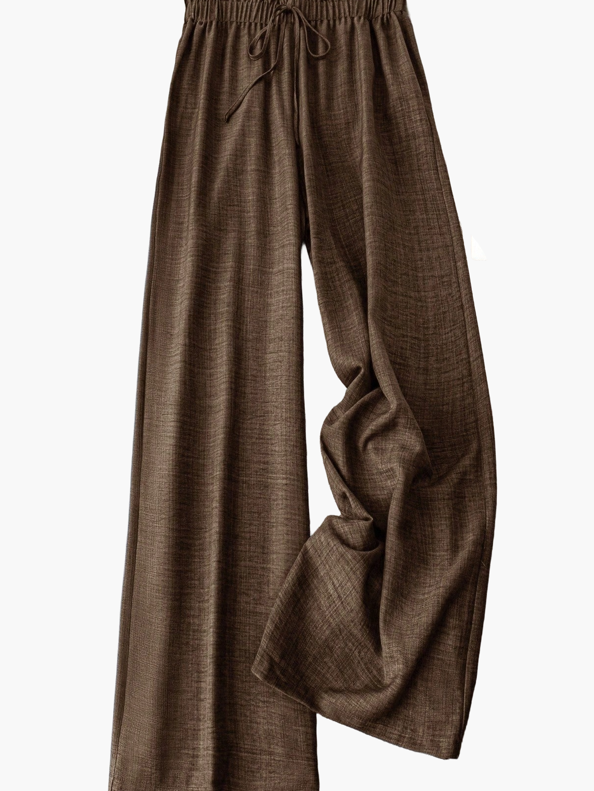 Pantalon large femme style décontracté à taille élastique – Idéal printemps et été