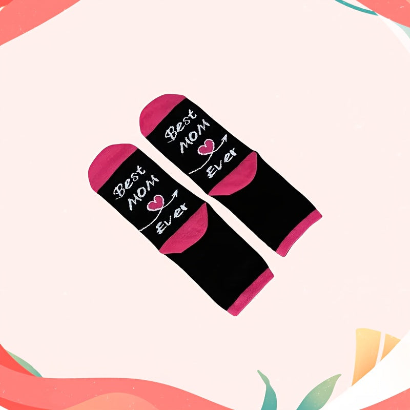 Women's novelty socks – Best mom – Original gift for Mother's Day or birthday