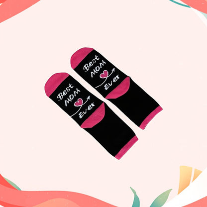 Women's novelty socks – Best mom – Original gift for Mother's Day or birthday