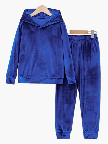 Ensemble de survêtement décontracté femme à capuche pour automne/hiver