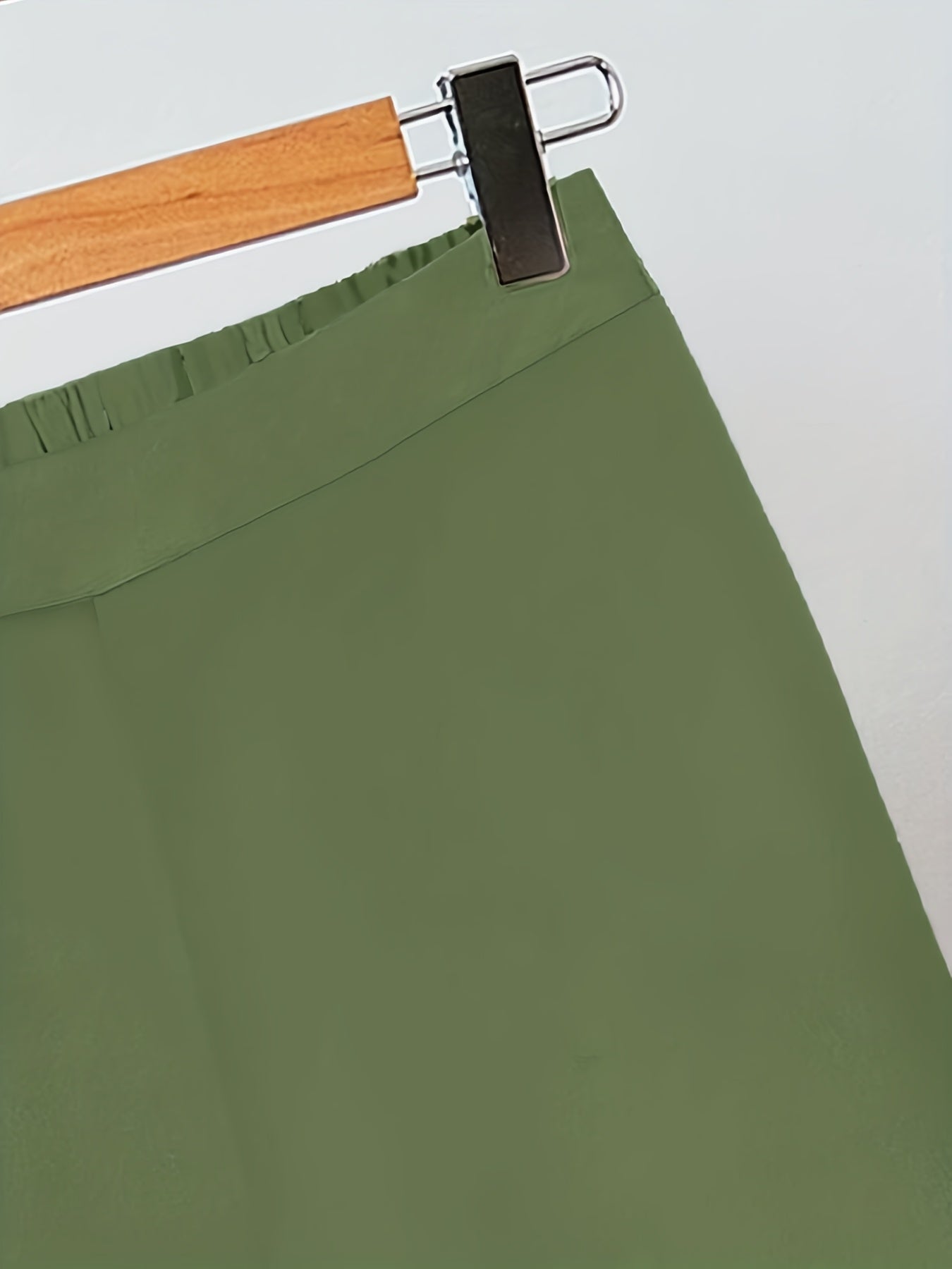 Ensemble Décontracté Femme Tunique Sans Manches et Pantalon Large Style Moderne