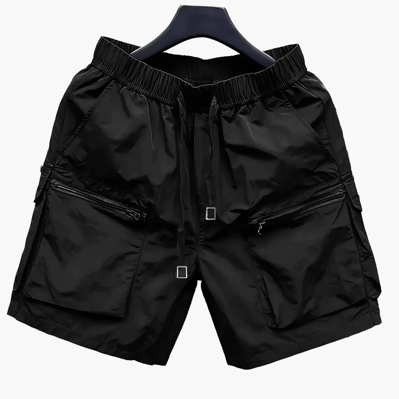 Short cargo décontracté pour homme avec poches zippées style urbain