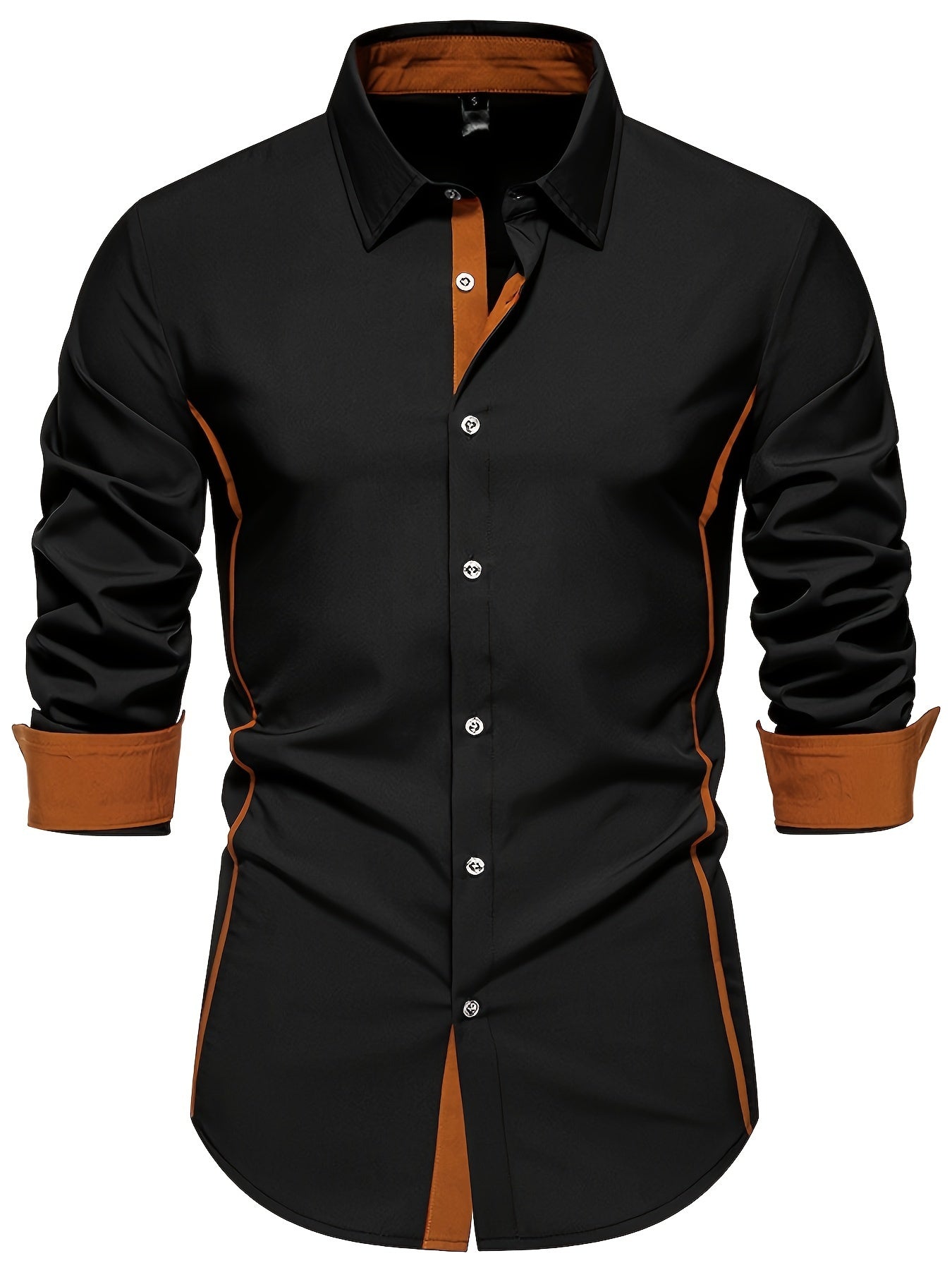 Herenoverhemd Slim Fit Casual Stijl Met Knopen Voor Dagelijks Gebruik of Kantoor