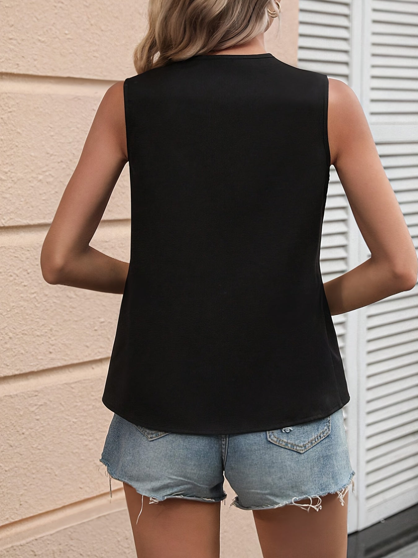 Débardeur asymétrique élégant pour femme – Style chic printemps/été