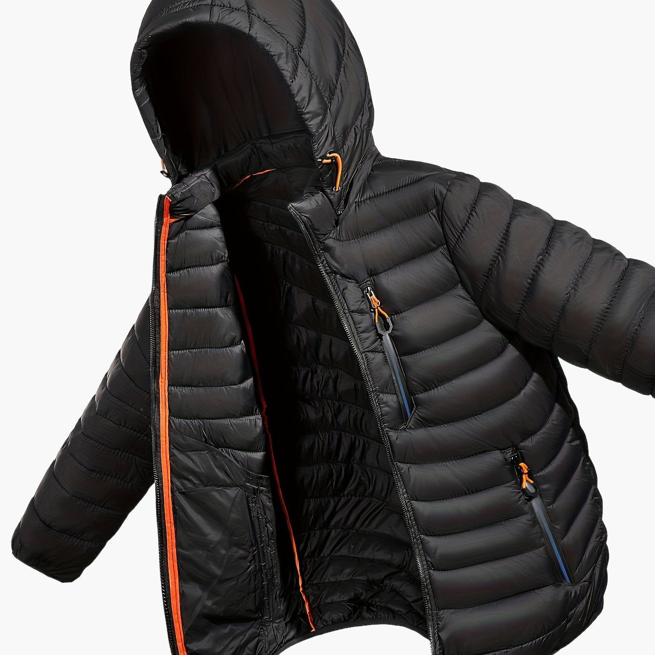 Men's Quilted Jacket Urban Style Versatile for Outdoor Activities