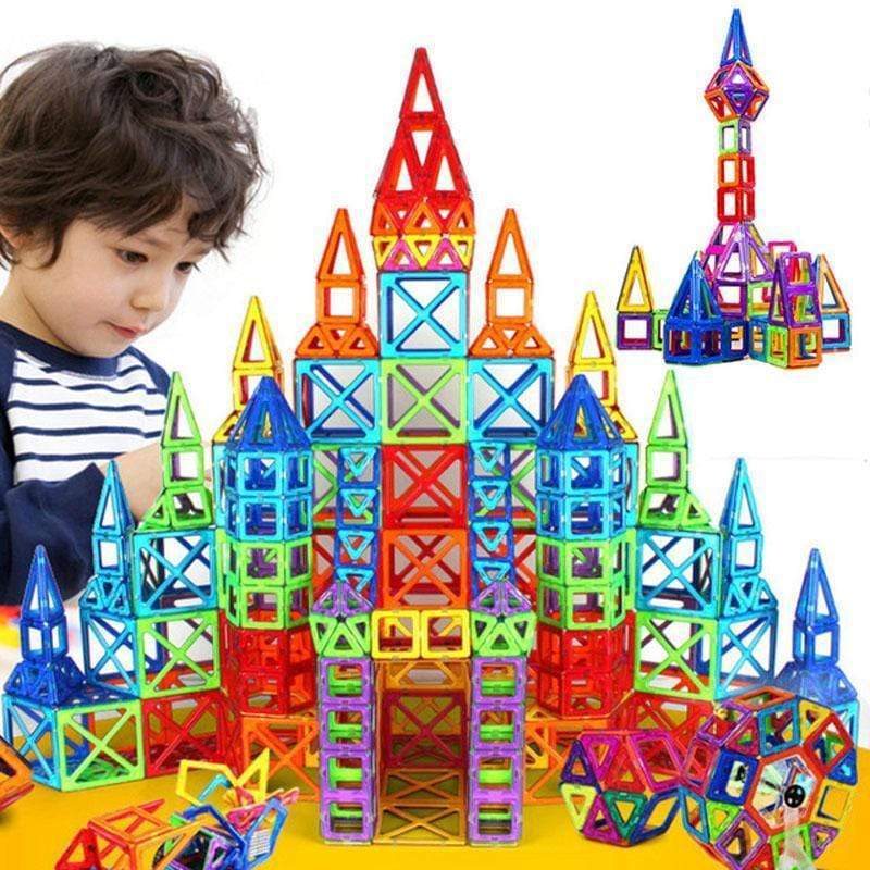 Pedagogiskt magnetiskt byggset för barn – Kreativa STEM-block