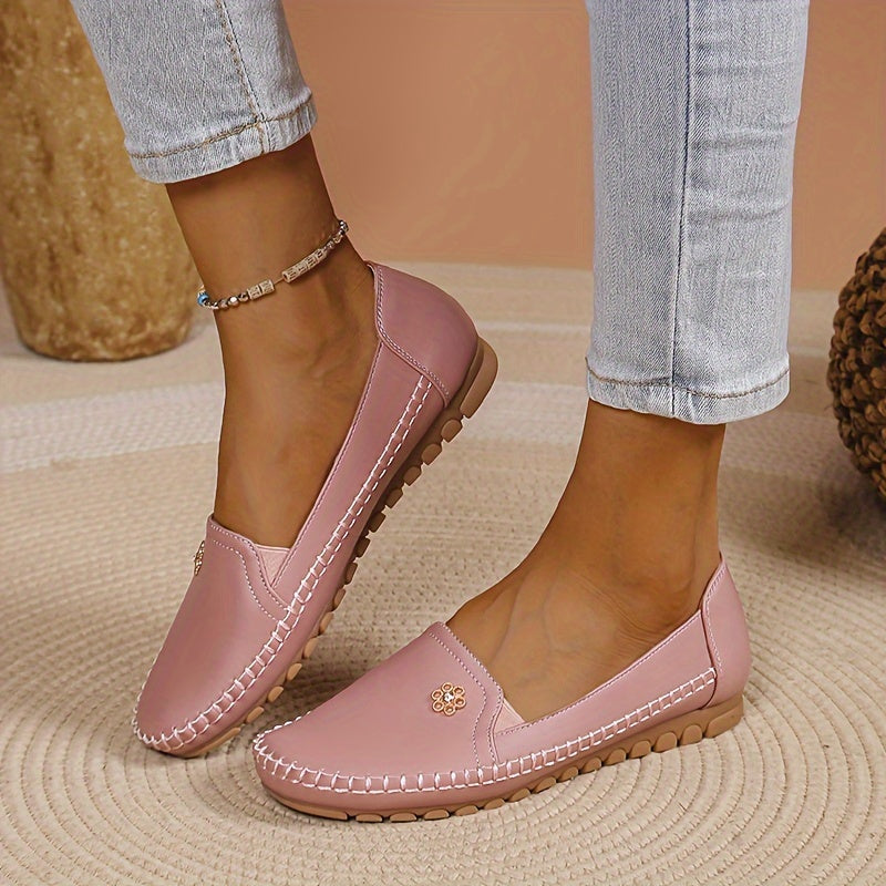 Mocassins décontractés pour femme style penny loafer confort quotidien
