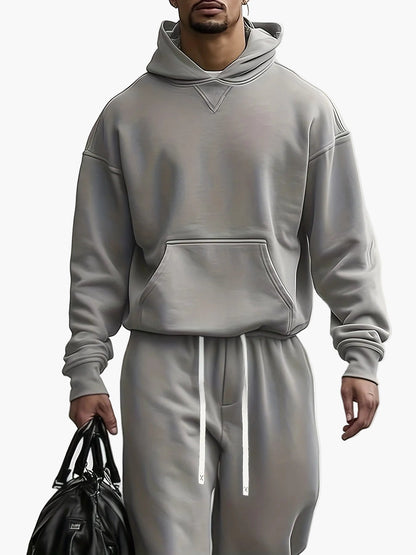 Survêtement Décontracté Homme Ensemble Sweat à Capuche et Pantalon Idéal Quotidien et Voyage